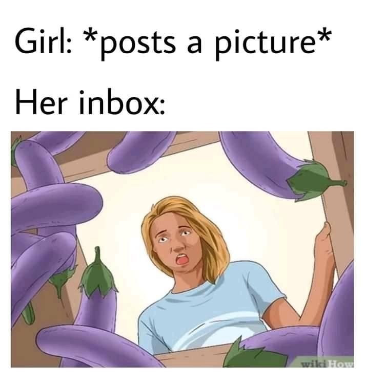Girl inbox - meme