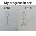 My progress in art | gagbee.com