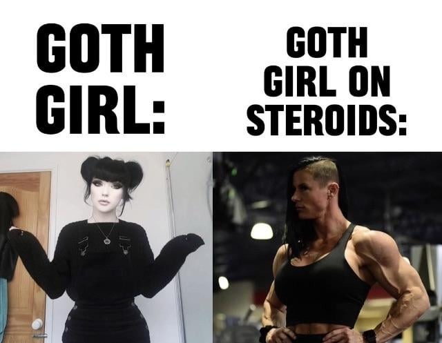 Goth girl - meme
