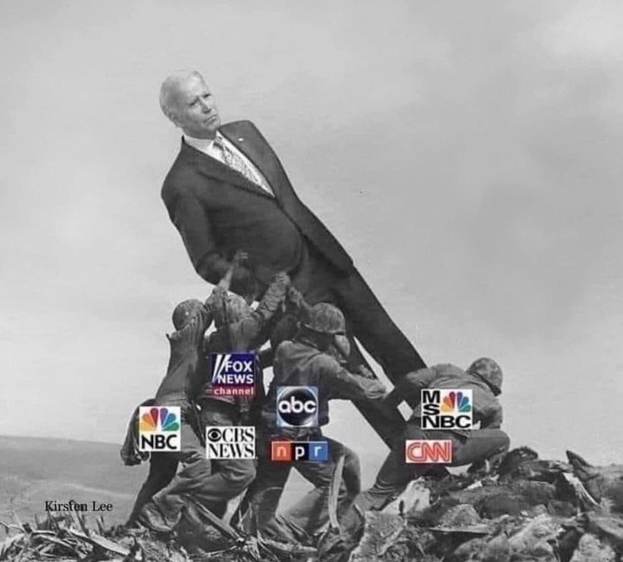 The Joseph Goebbels US Propaganda Media complex - meme