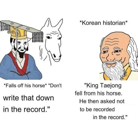 Korean history - meme
