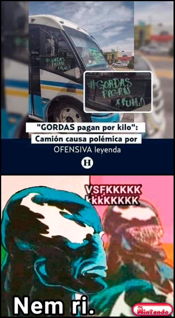 "iAqui no es comboio de carga!" - meme