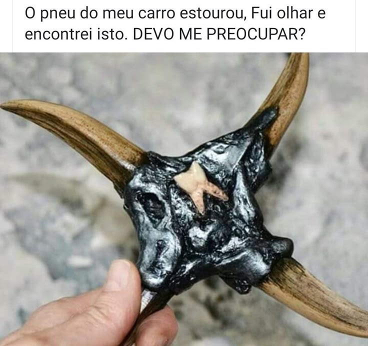 Pneu estourado - meme