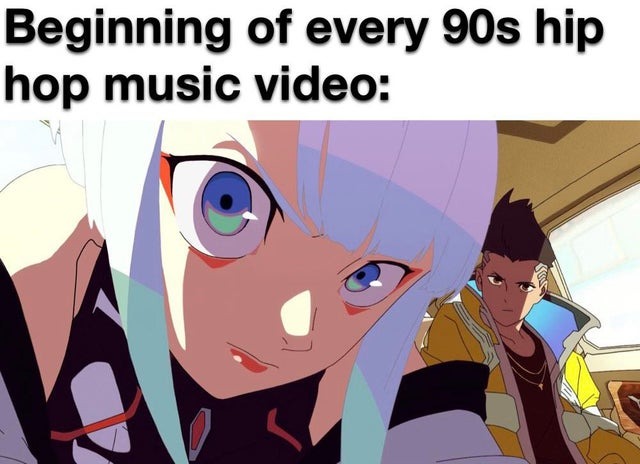 90s hip hop music video - meme