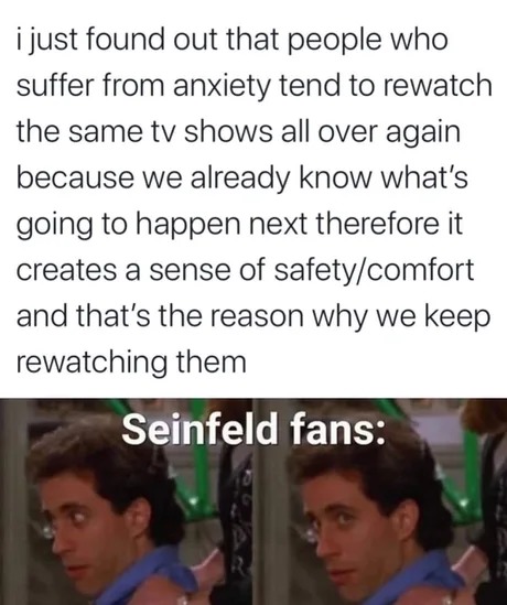 Seinfeld fans - meme