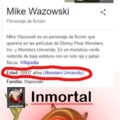 Estaba buscando Mike Wazowski en Google para un meme y me apareció eso, búsquenlo