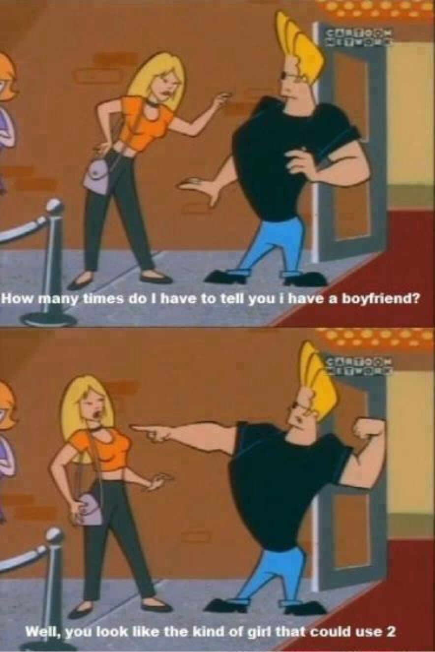 johnny bravo - meme