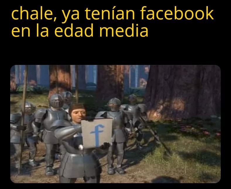 Facebook Medieval - meme