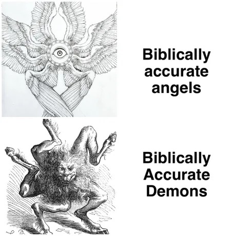 Biblically accurate - meme
