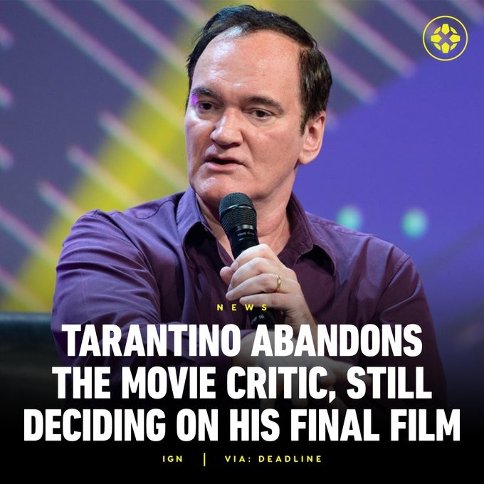 Tarantino leaves The Movie Critic - meme