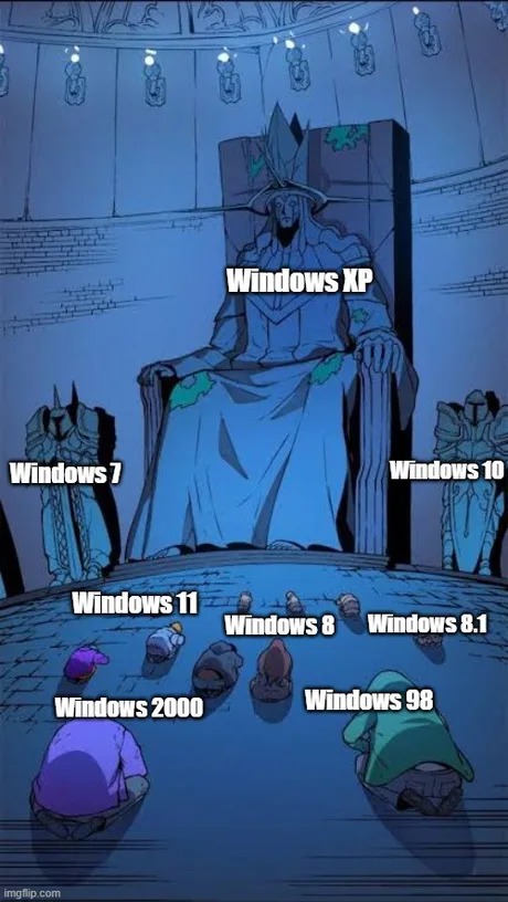 Windows XP supremacy - meme