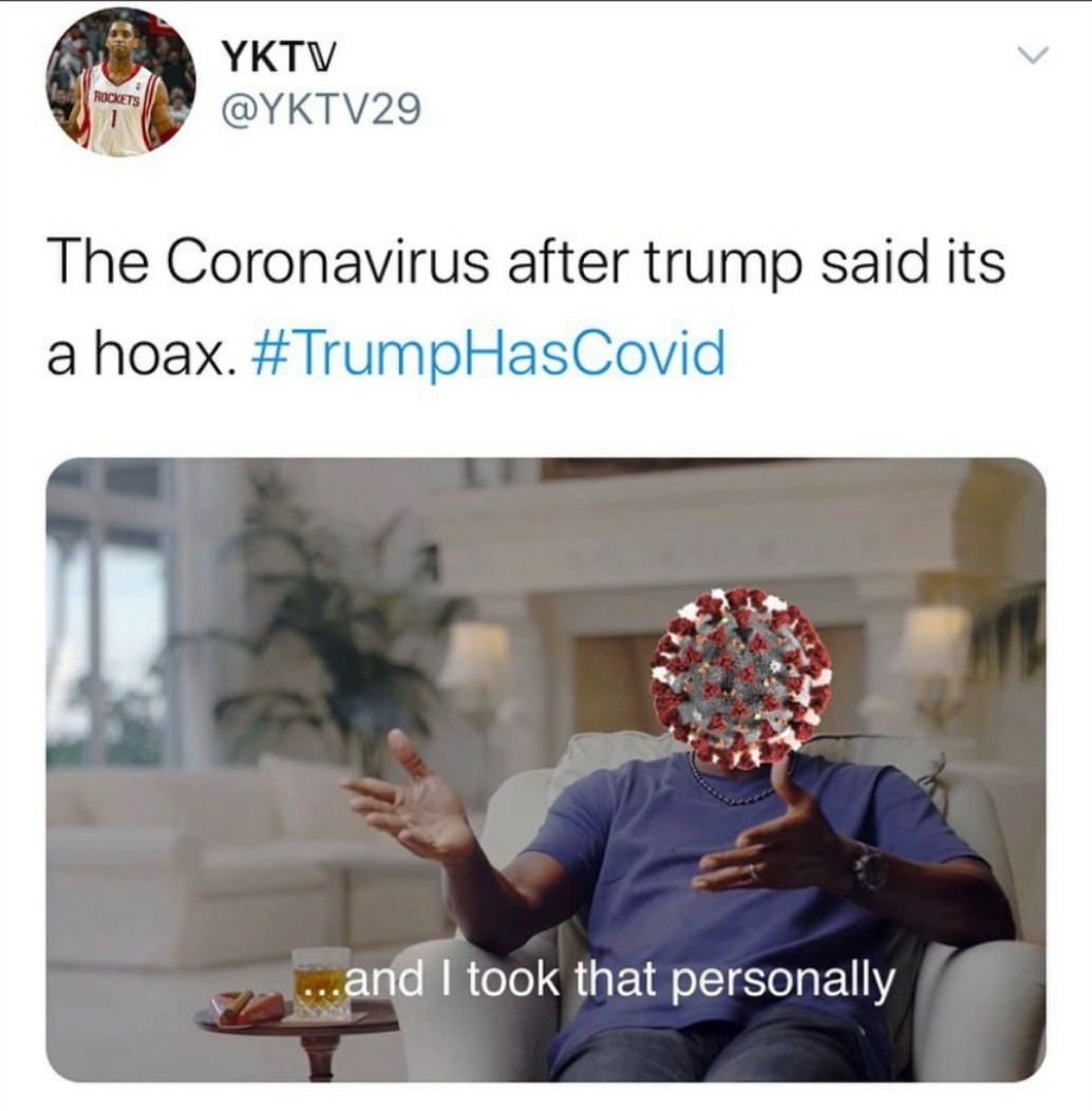Coronavirus is a b*tch - meme