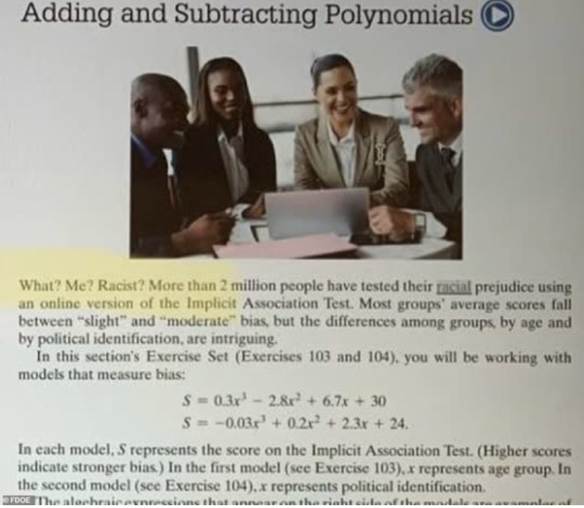 well math is racist - meme