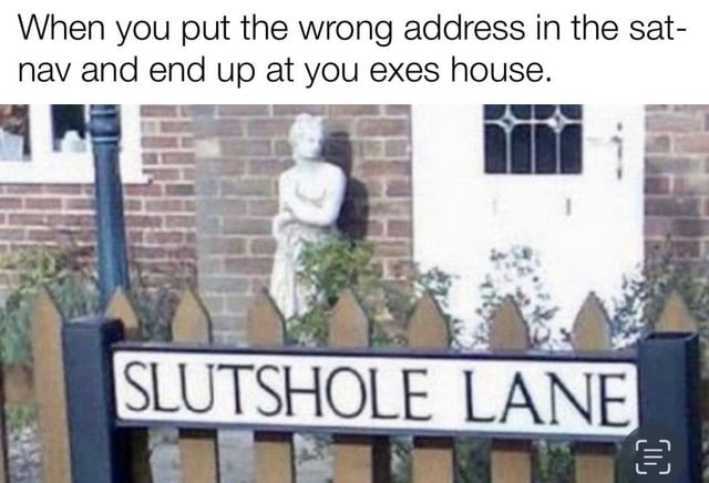 Sluthole lane - meme