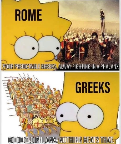 Nothing beats the good old phlanx - meme