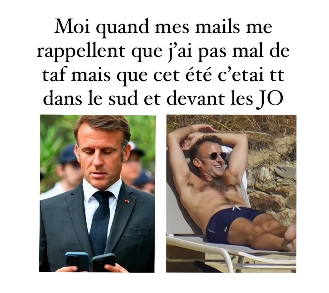 Totalement l’été de Macron - meme