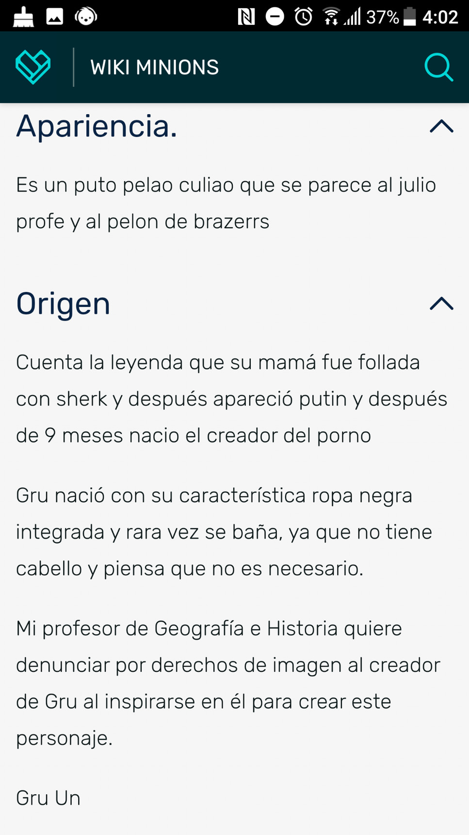 Gru wiki.com buscar (parte 3) - meme