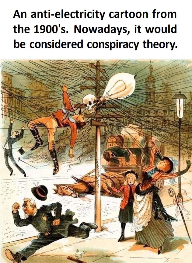 1900's conspiracy theory meme