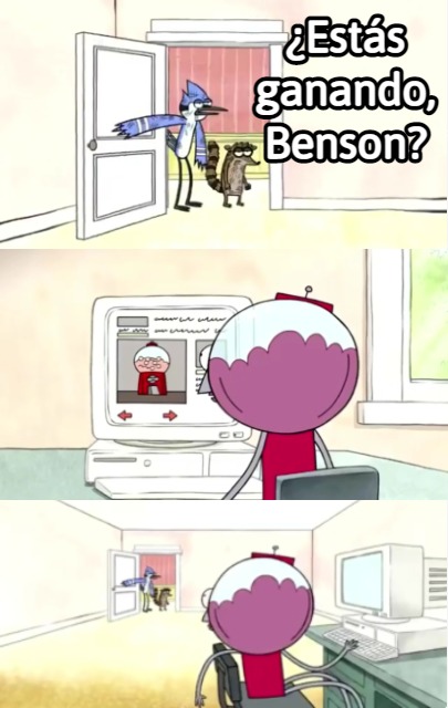 Qué hace Benson, qué hace - meme