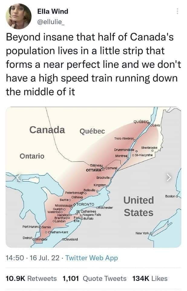 NOBODY wants to connect with Quebec anyway - meme