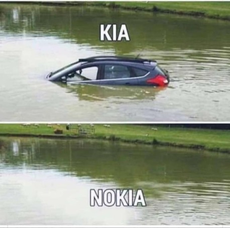 Kia --> Nokia - meme