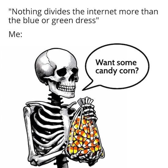Candy corn - meme