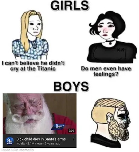 Crying for Christmas - meme
