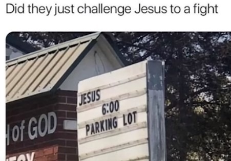 Jesus fight - meme