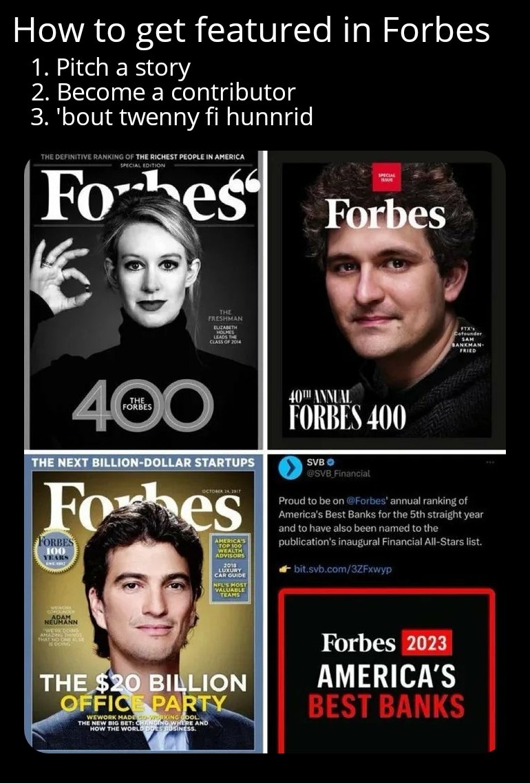 Forbes is a shit rag with very little conscience - meme