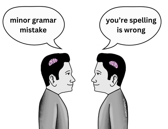 Grammar mistake - meme