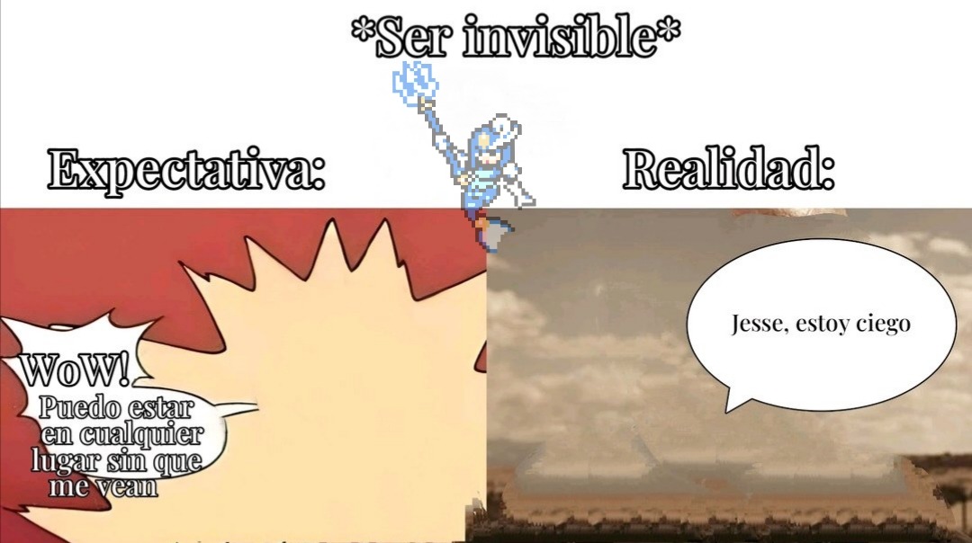 Título, estoy ciego :skelb: - meme