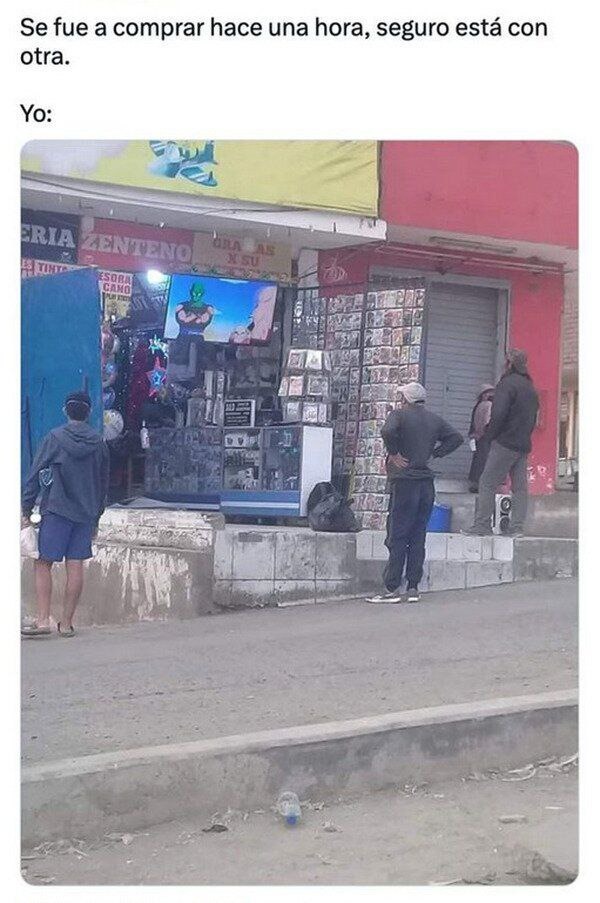 Y nunca volvió - meme