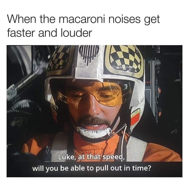 Luke you are a father - meme