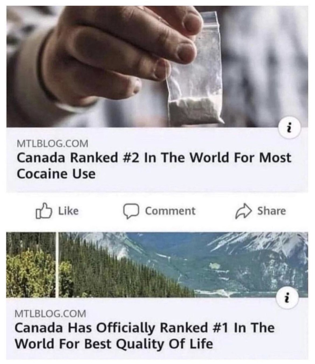 Canada news articles - meme
