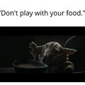 Baby Yoda Eating