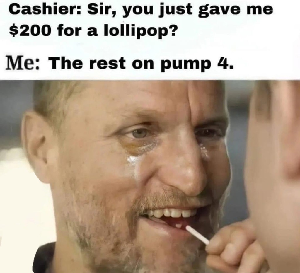 Sir, you just gave me $200 for a lollipop? - meme