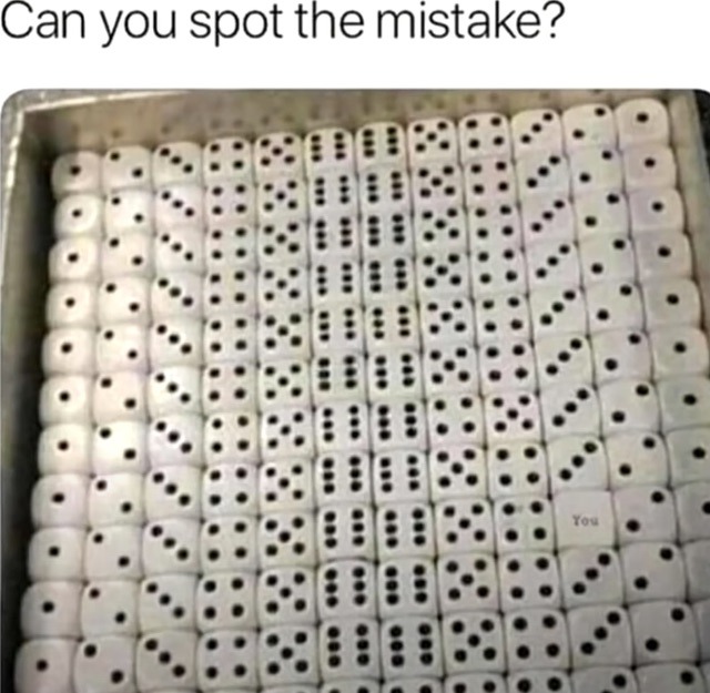 There is a mistake maybe even 2.. - meme