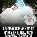 First woman ever to be ghosted by a hologram