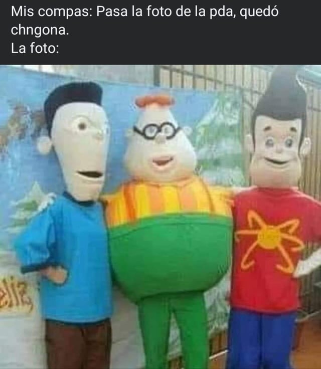 Foto de la peda con los amigos - meme