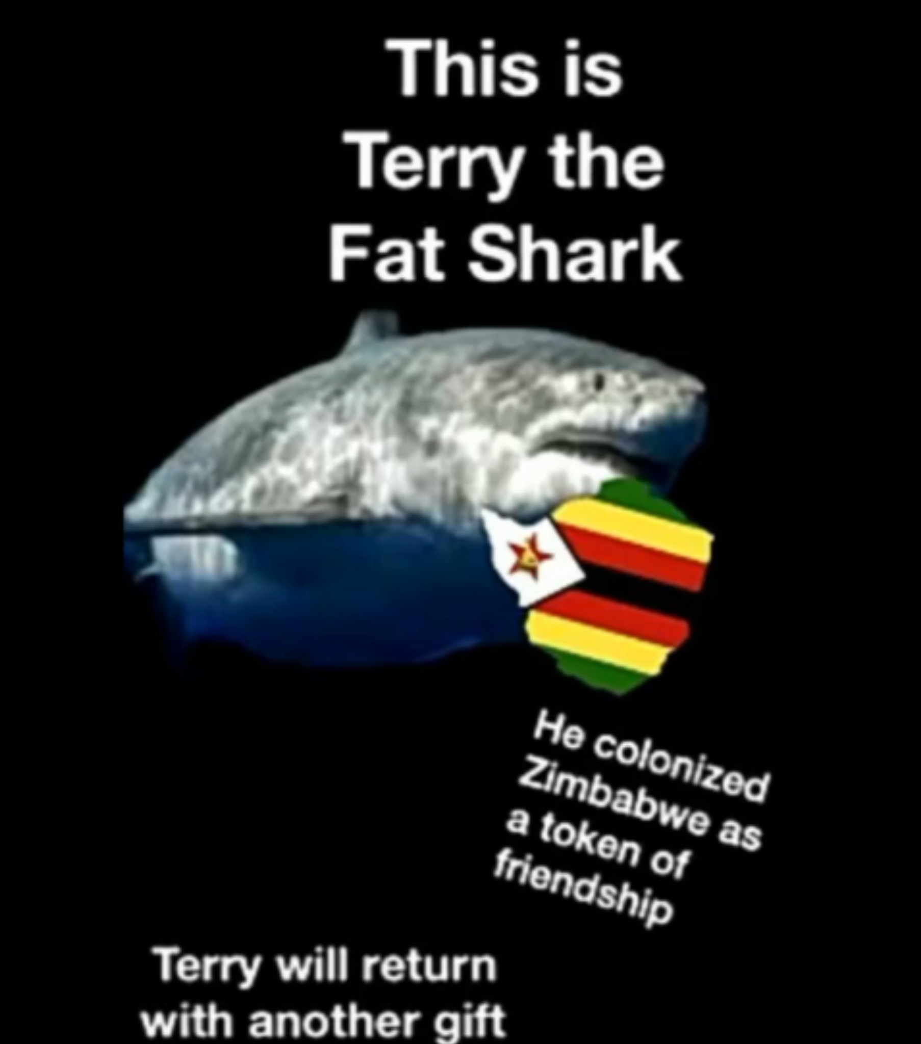 Terry would also like to thank you for all the signs of friendship - meme