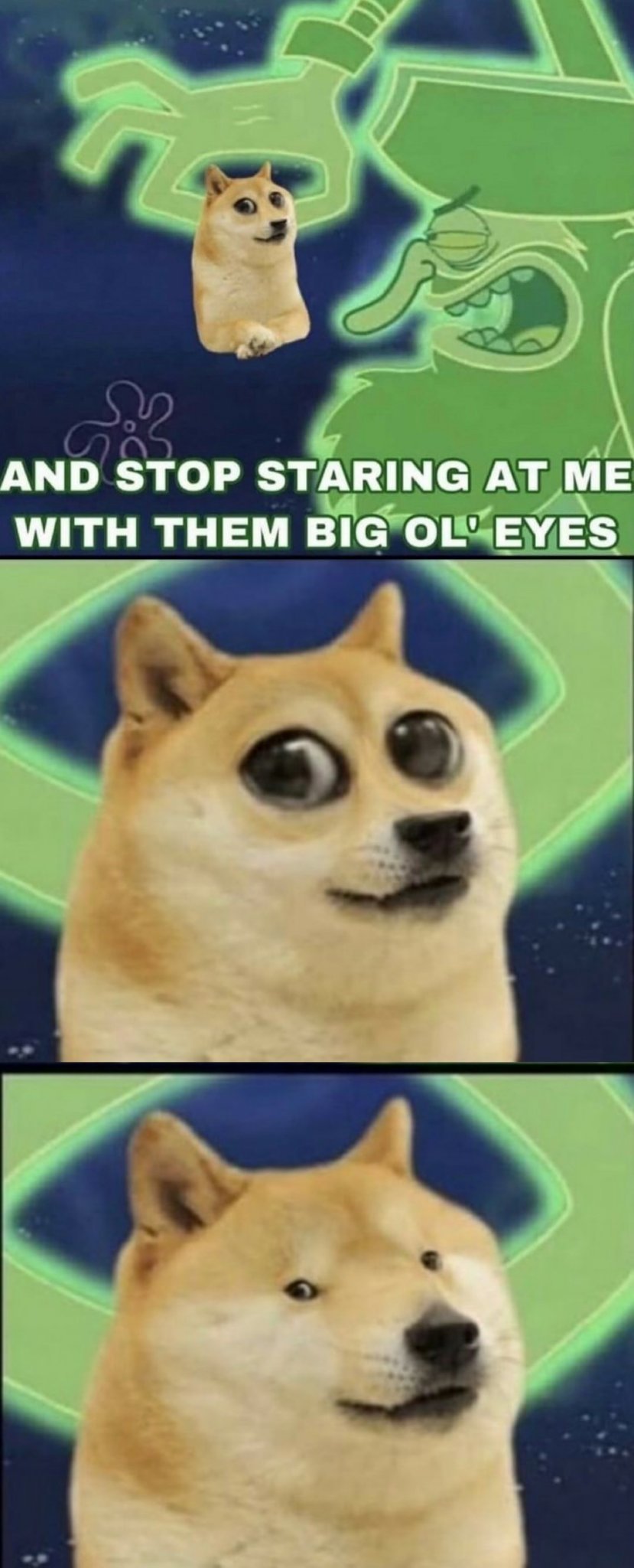 big ol eyes - meme