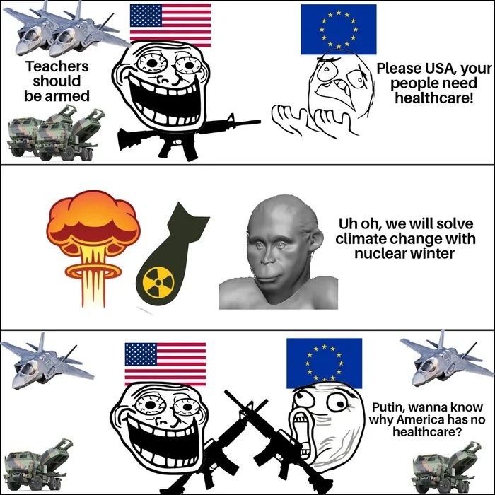 US-EU relationship - meme