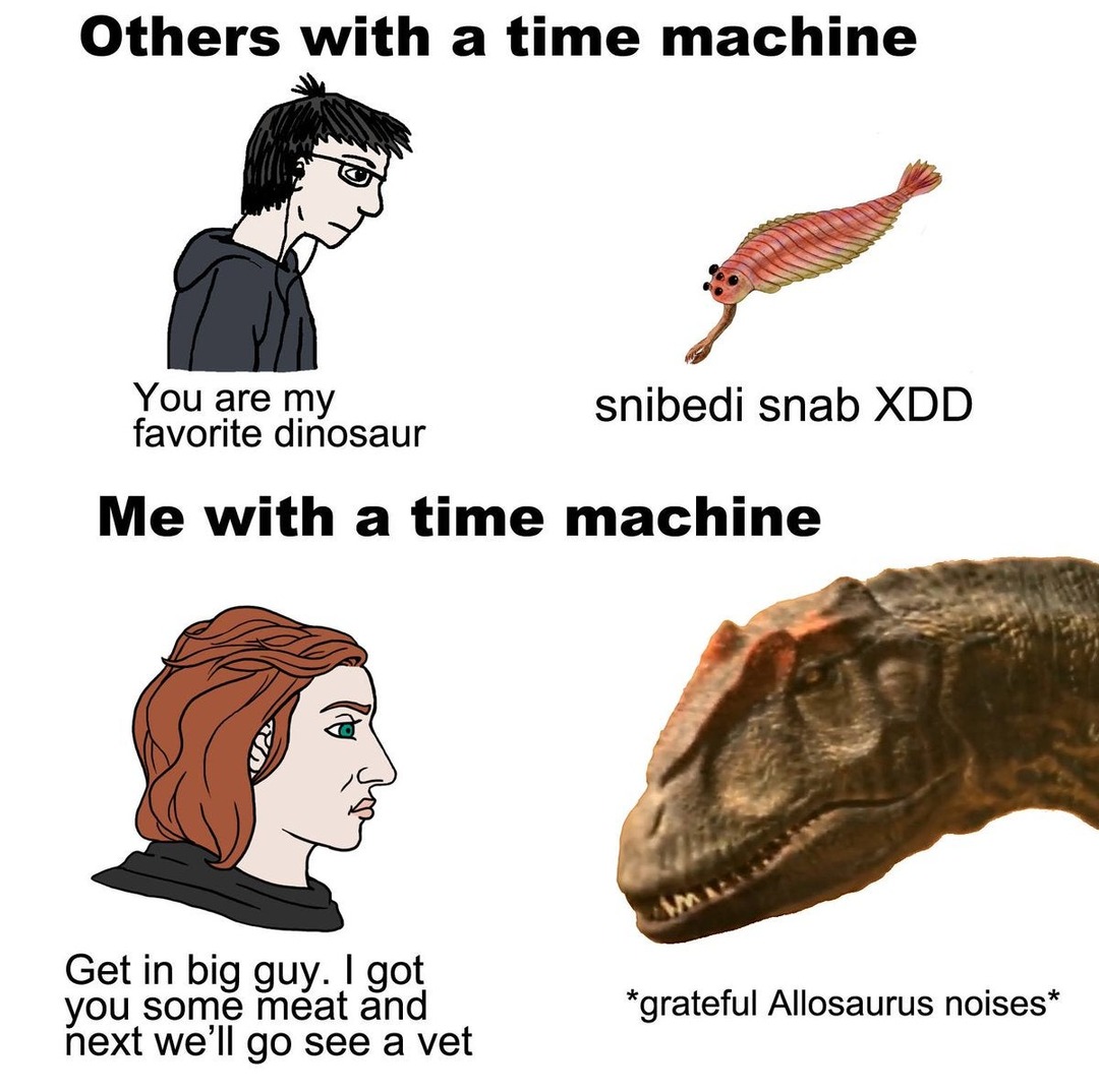Grateful allosaurus noises - meme