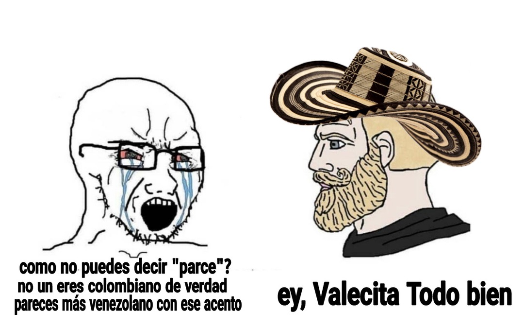Valecita>>>>>> parce - meme