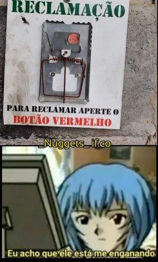 Sei não mano, isso não vai estourar meu dedo? - meme