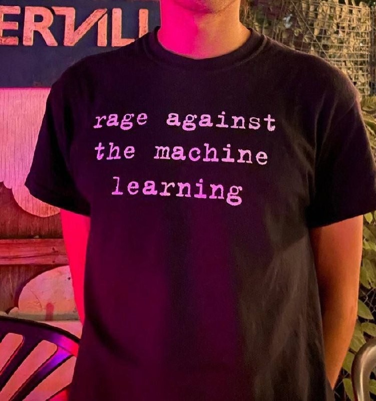 Rage against the Machine Learning - meme
