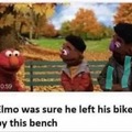 Elmo got robbed