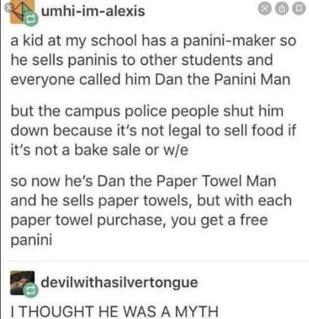 Dan the Panini Man - meme