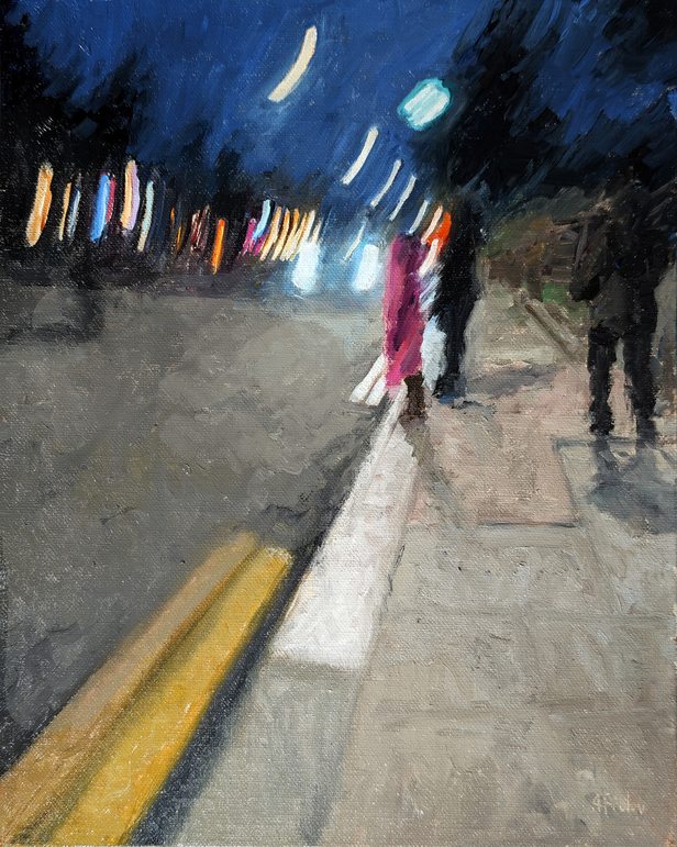 Night Vision, My oil painting - meme