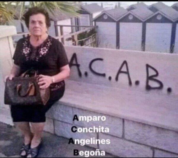La banda de las tías con nombres de novela - meme